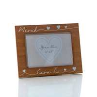 Wooden Photo Frame - Hearts
