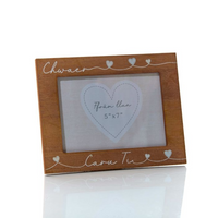 Wooden Photo Frame - Hearts