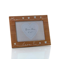 Wooden Photo Frame - Hearts