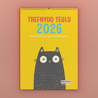 Trefnydd Teulu 2026 A3 Family Planner Calendar