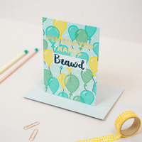 Birthday card 'Pen-blwydd Hapus Brawd' brother