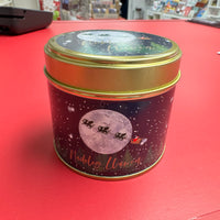 Christmas Fragranced Tin Candle - Nadolig Llawen - Dragon Sleigh