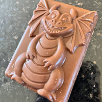 'Iago' Welsh Dragon Orange Milk Chocolate Bar 20g