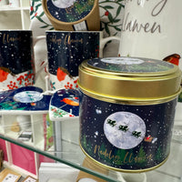 Christmas Fragranced Tin Candle - Nadolig Llawen - Dragon Sleigh