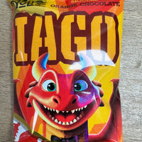 'Iago' Welsh Dragon Orange Milk Chocolate Bar 20g