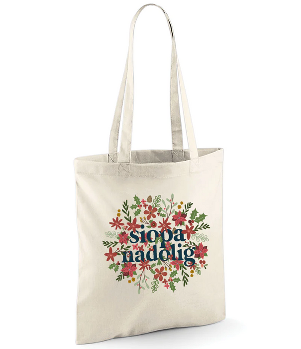 Christmas 'Siopa Nadolig' tote bag