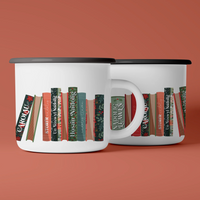 Welsh Ceramic Camping Mug 'Nadolig Llawen' books