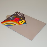 Welsh birthday card - Rainbow of instruments- Happy birthday, pompoms