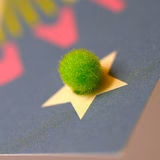 Welsh birthday card - Present - Penblwydd hapus - Pompoms