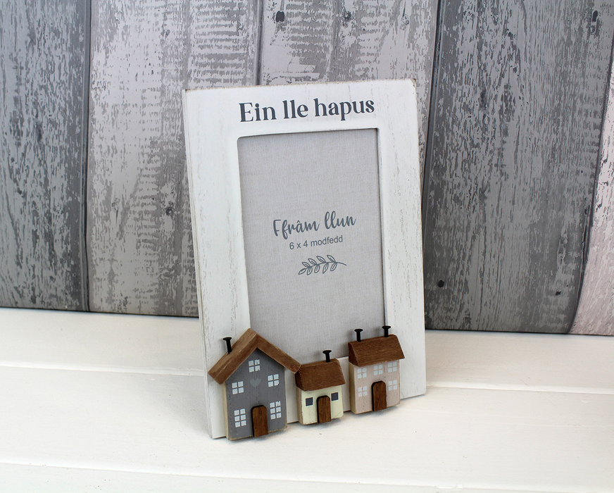 Photo frame 'Ein lle hapus' Our happy place