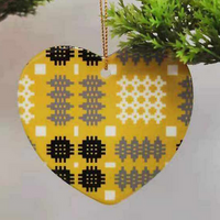 Welsh Blanket Print Bauble Decoration