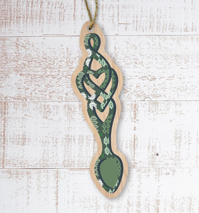 Wooden Christmas Decoration - Christmas Love Spoon