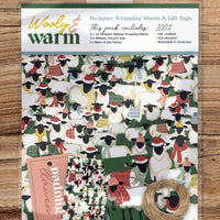 Christmas wrapping paper & tags - Woolly & Warm