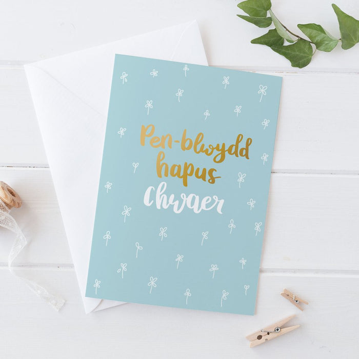 Birthday card 'Pen-blwydd hapus Chwaer' - Sister