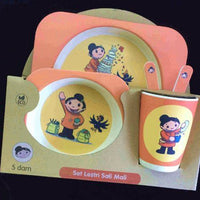 Sali Mali Plate, Bowl, Cup & Cutlery Set