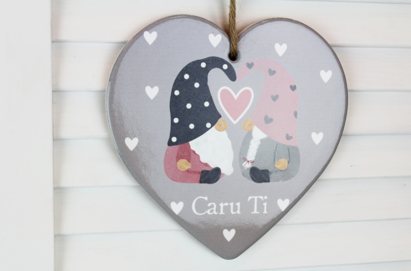 Ceramic Heart Plaque - Caru Ti - Gonks