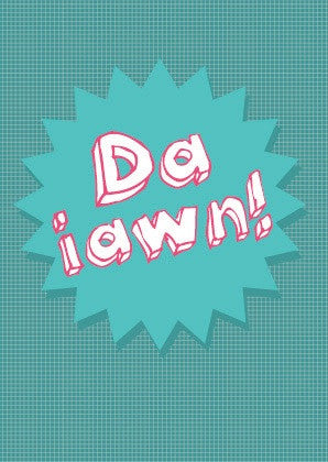 Well done card 'Da iawn!'