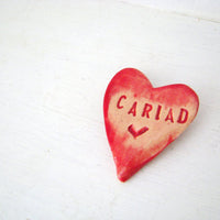 Cariad Handmade Ceramic Brooch