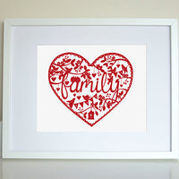 Teulu print