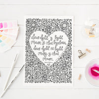 Welsh downloadable colouring page - Daw dydd y bydd mawr - DEC Cymru Ukraine