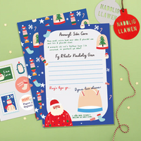 Letter to Father Christmas set 'Annwyl Siôn Corn'