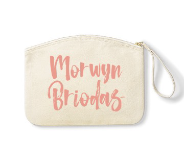 Morwyn Briodas zipped pouch
