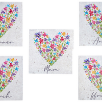 Colourful coaster - Nain, Mam, Anti, Chwaer, Merch, Ffrind