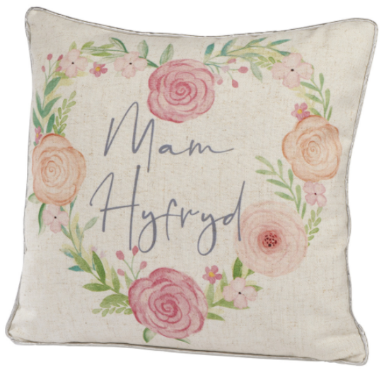 Lovely Mum 'Mam Hyfryd' cushion