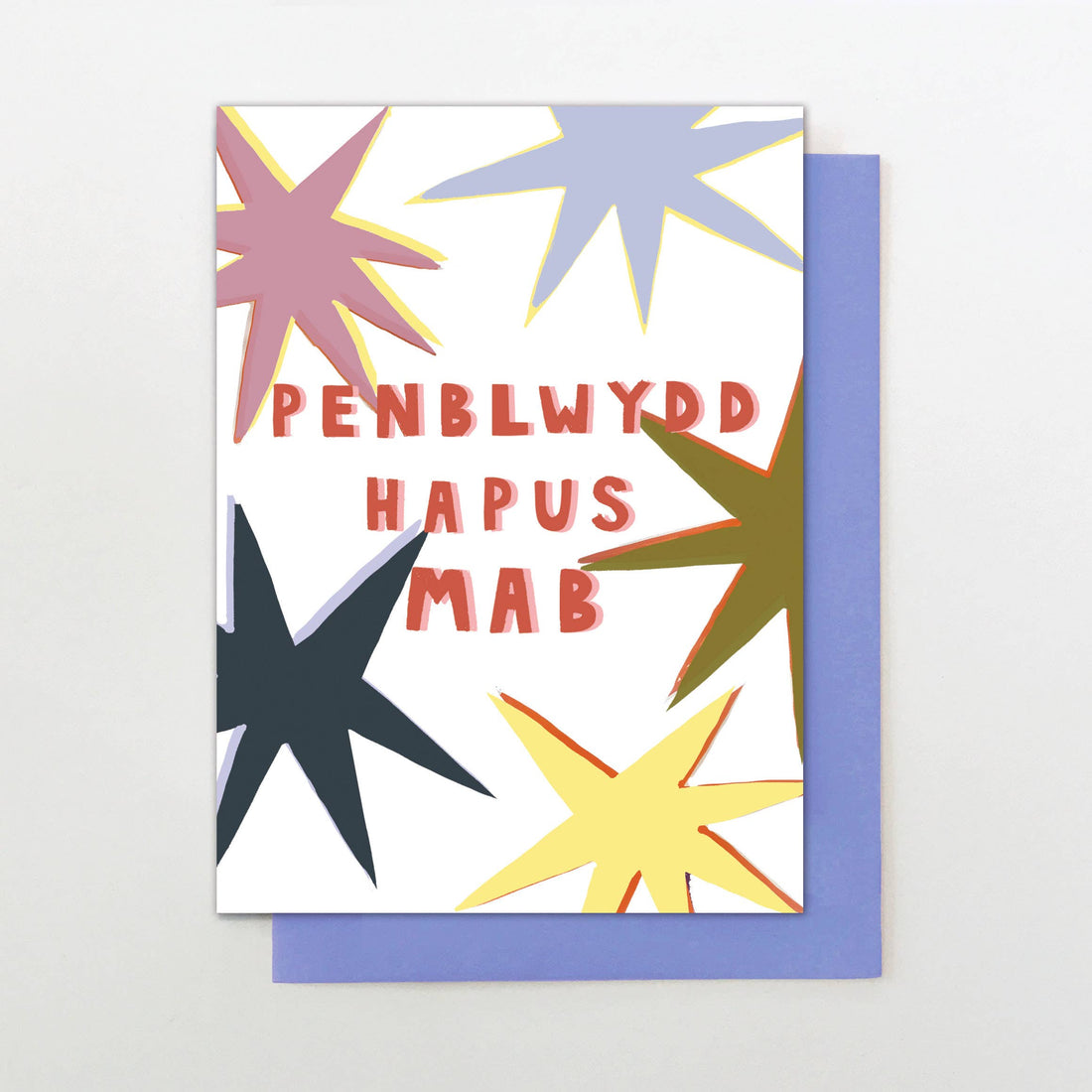 Welsh Birthday card for Son "Penblwydd Hapus Mab"