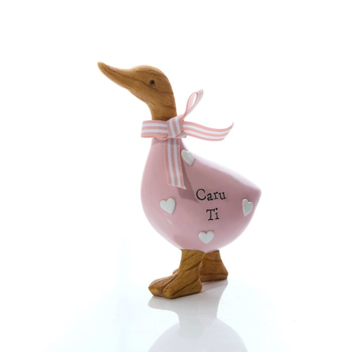 Welsh Resin Standing Duck Ornament &