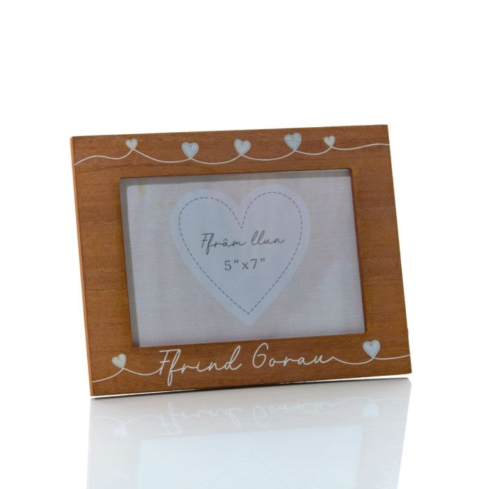 Wooden Photo Frame - Hearts