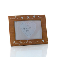 Wooden Photo Frame - Hearts