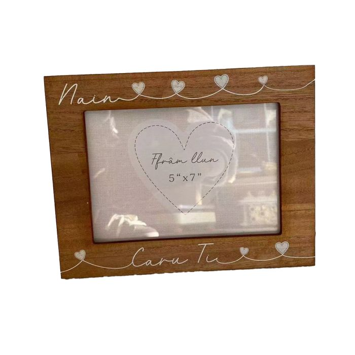 Wooden Photo Frame - Hearts