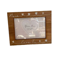 Wooden Photo Frame - Hearts