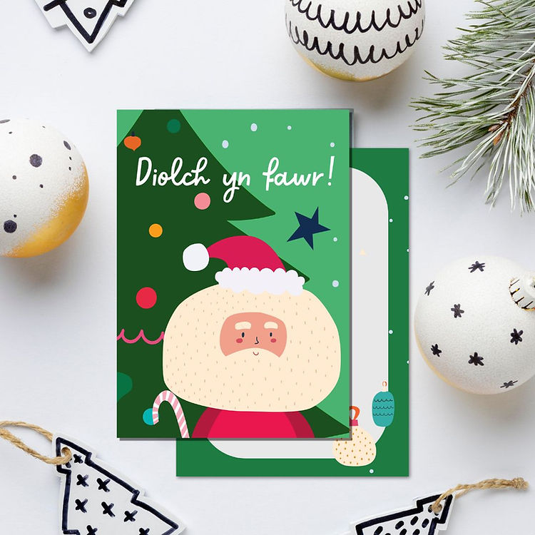 Christmas thank you postcards &