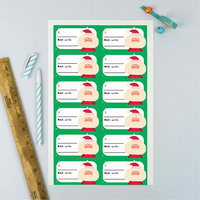 Gift labels / Stickers - Sion Corn / Father Christmas (new)