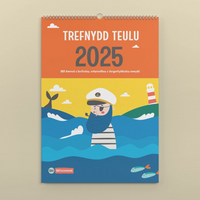 Trefnydd Teulu 2025 A3 Family Planner Calendar