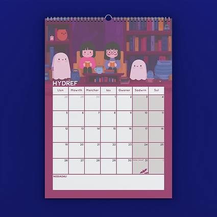 2026 Welsh Language Calendar - A3 or A4