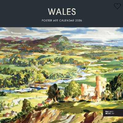 Wales Poster Art Calendar 2026