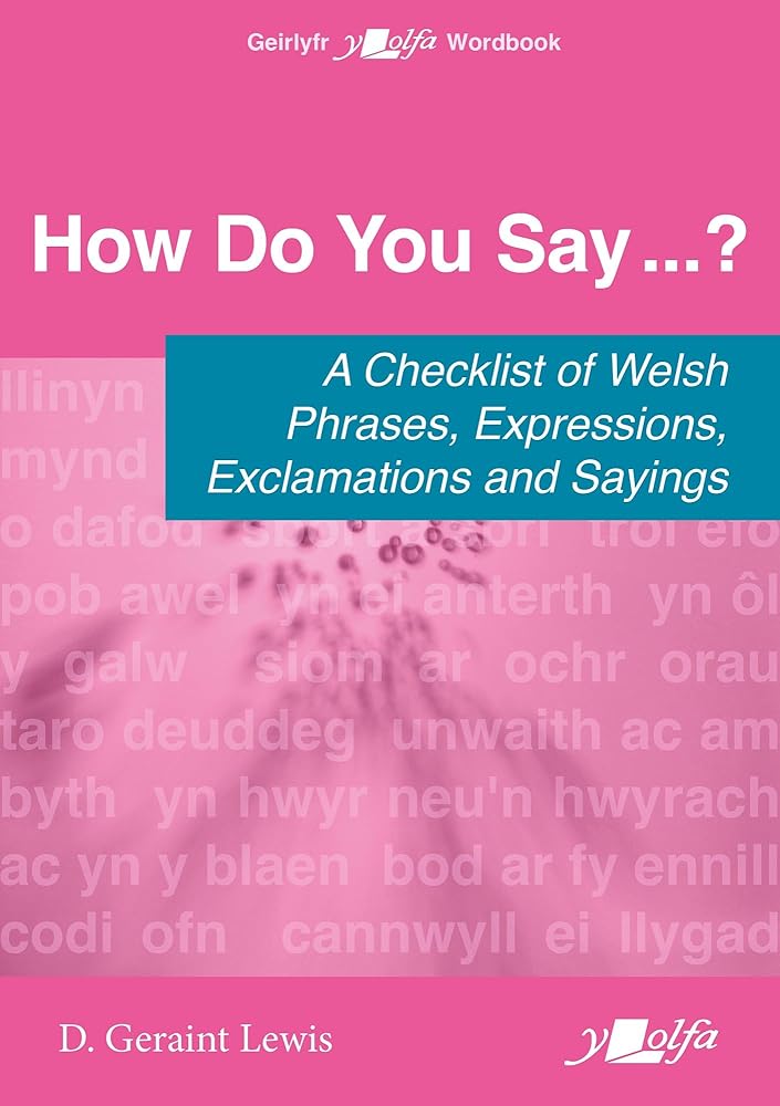 How Do You Say…?: A checklist of Welsh phrases, expressions, exclamations and sayings (English and Welsh Edition) cover image