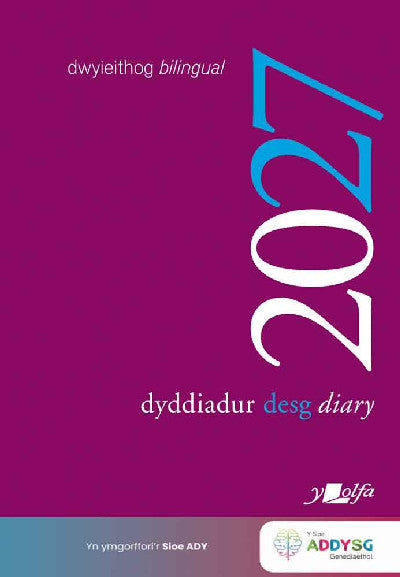 Dyddiadur Desg A4 Y Lolfa A4 Desk Diary 2027