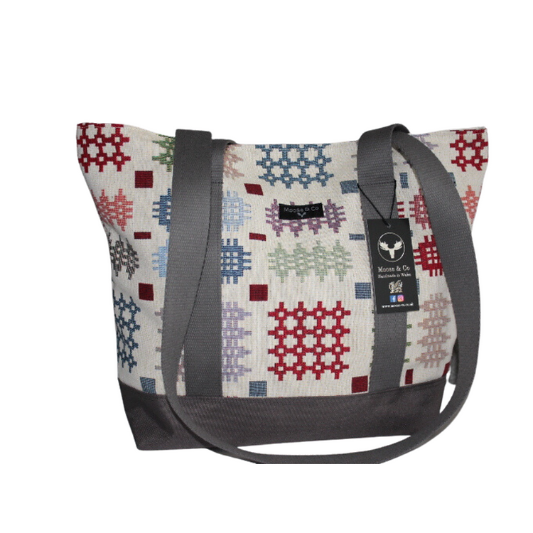 Welsh Blanket Print Shoulder Bag