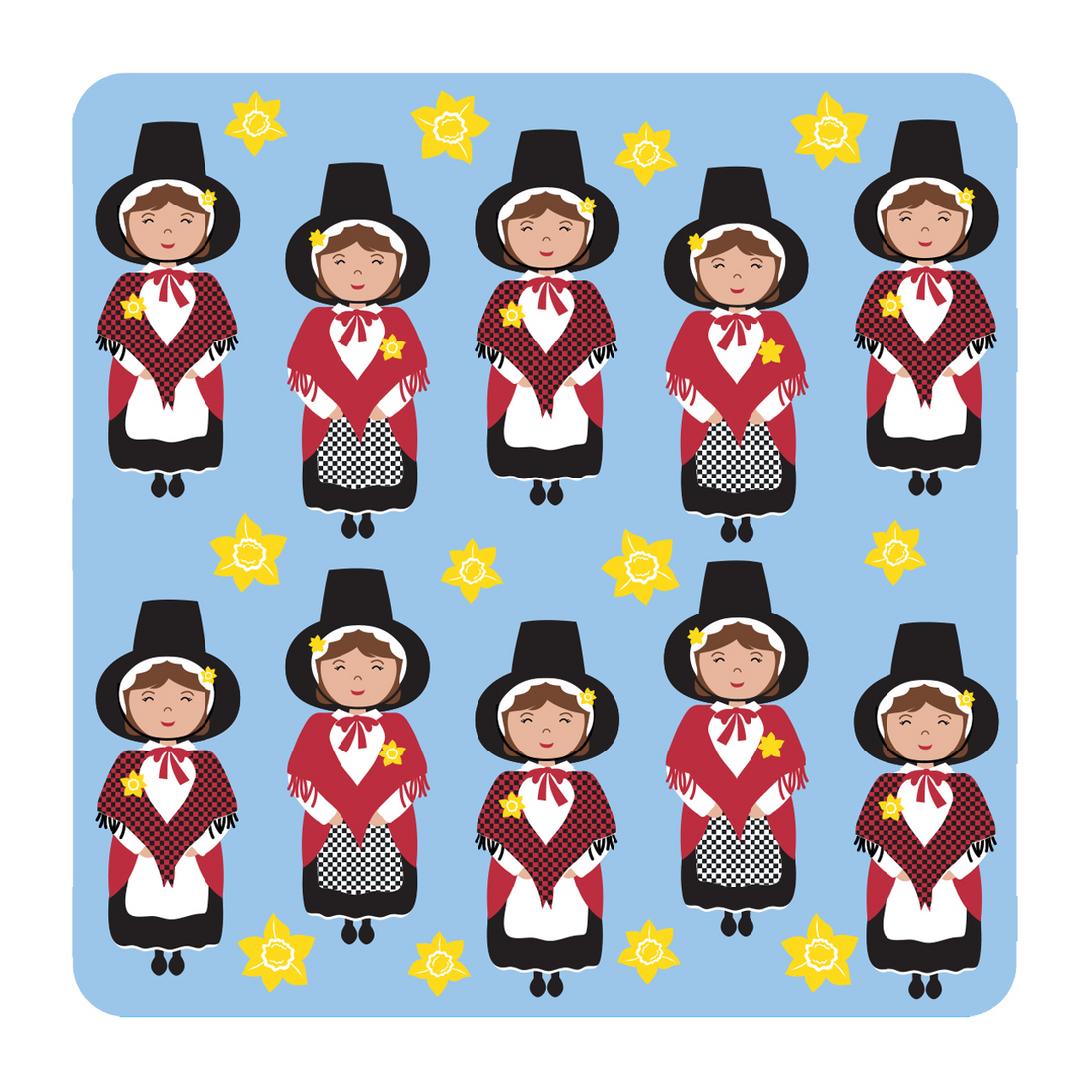 Welsh Lady - Coaster