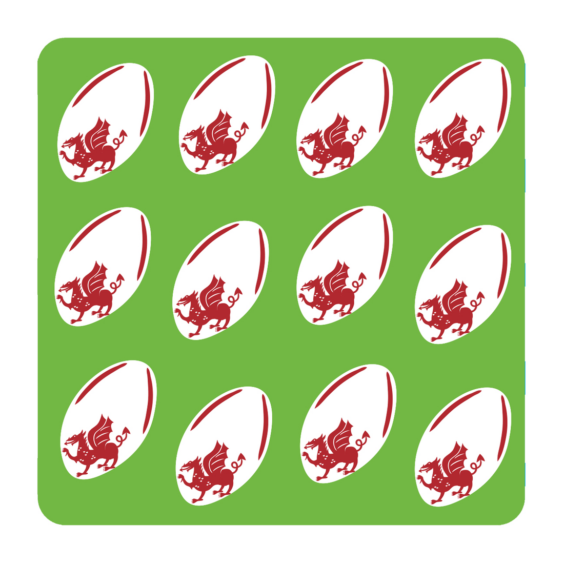 Welsh Rugby - Coaster