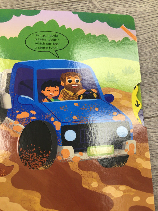 Cyfres Gwthio, Tynnu, Llithro: Ceir Prysur / Busy Cars: Busy Cars