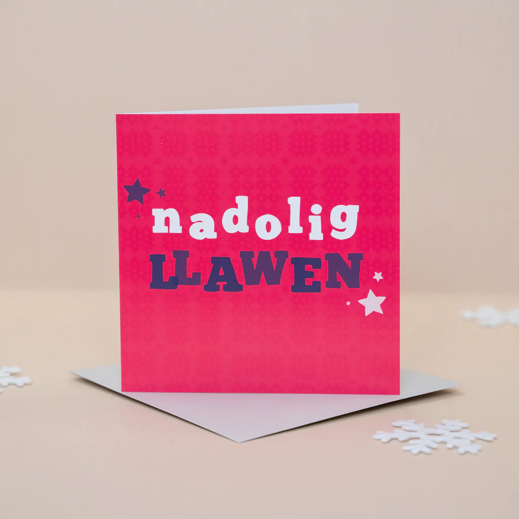 Welsh Christmas card &