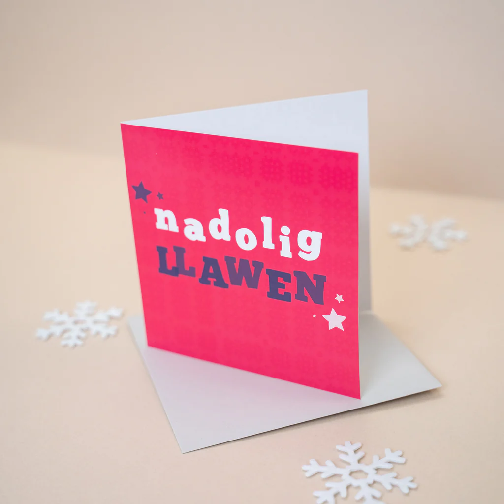 Welsh Christmas card &