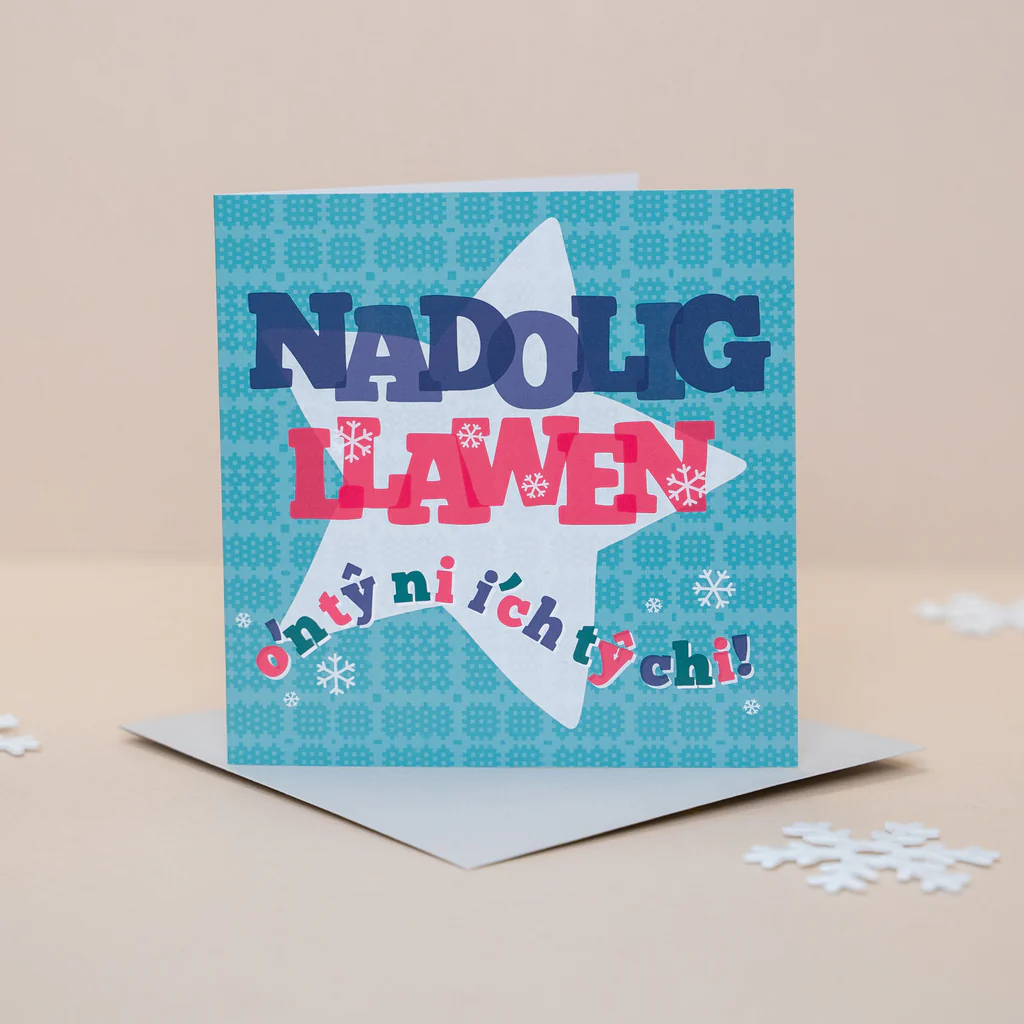 Welsh Christmas card &