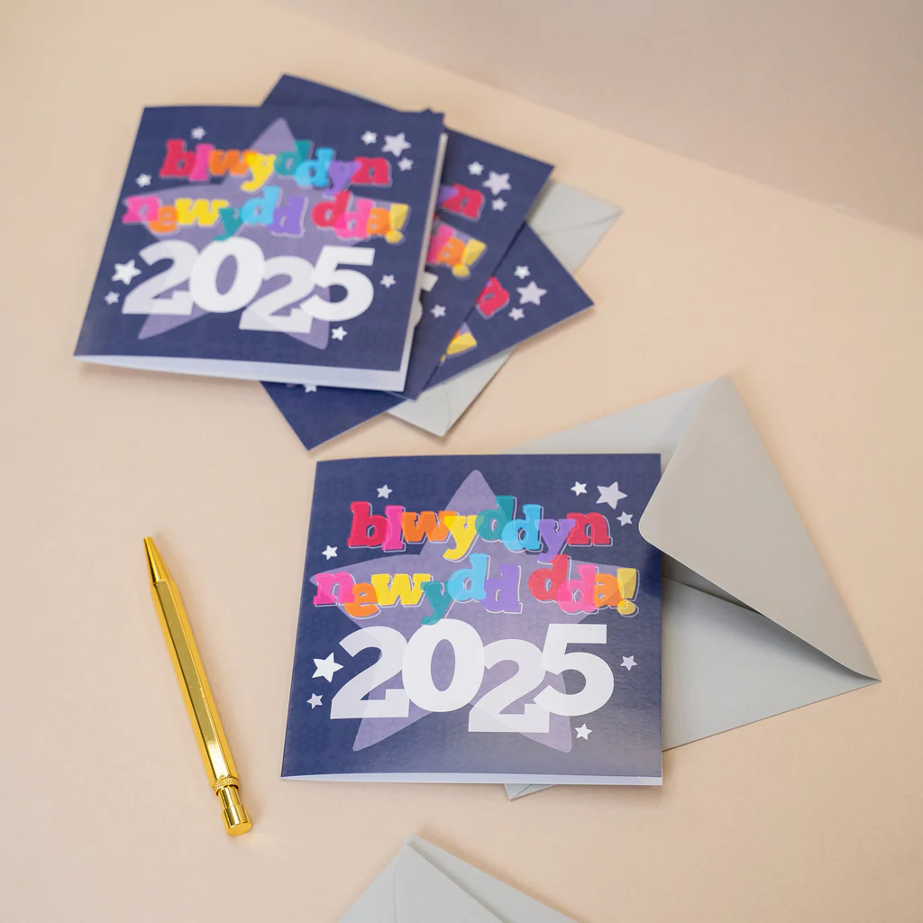 Welsh new year cards &