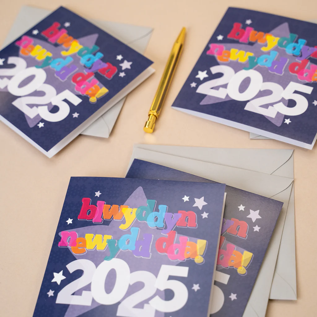 Welsh new year cards &